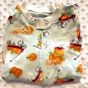 Burt’s Bee Baby Fall Pajamas in “Autum Wagon” (2023)